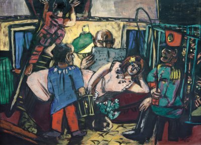 Jeg er Artistenwagen af Max Beckmann