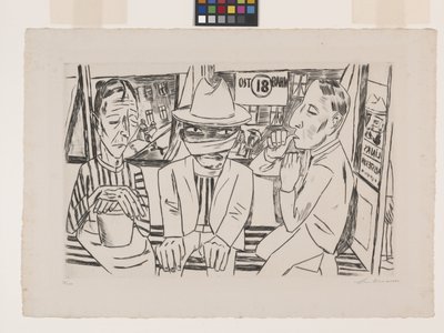 I Sporvognen af Max Beckmann