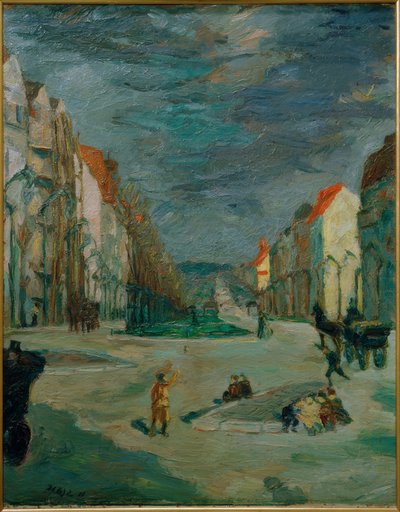 Kaiserdamm i Berlin af Max Beckmann