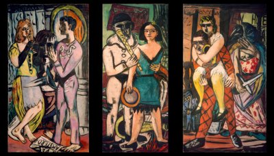 karneval af Max Beckmann