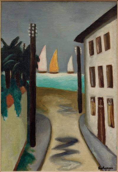 Lille landskab. Viareggio af Max Beckmann
