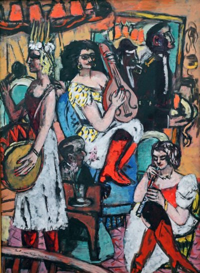 Dameorkester af Max Beckmann