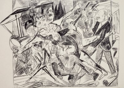 Martyrium, af Max Beckmann (1884-1950), gravering. Tyskland, det 20. århundrede. af Max Beckmann