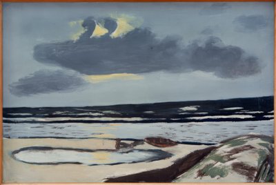 Hav strand af Max Beckmann