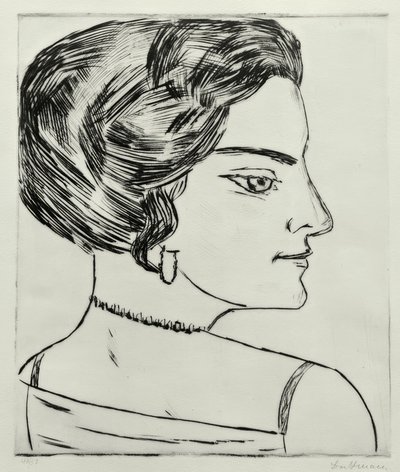 Naïla i profil af Max Beckmann