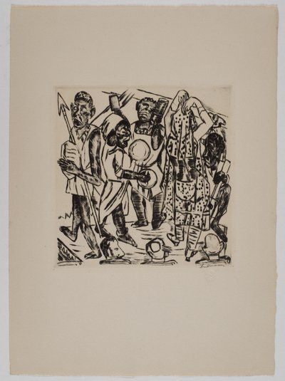 „Sort dans“ af Max Beckmann