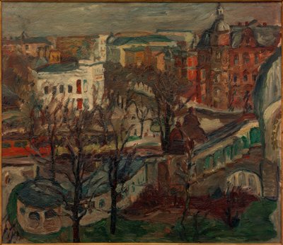 Nollendorfplatz af Max Beckmann