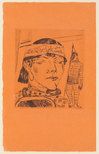 Tavle 10 i serien: Årligt marked af Max Beckmann
