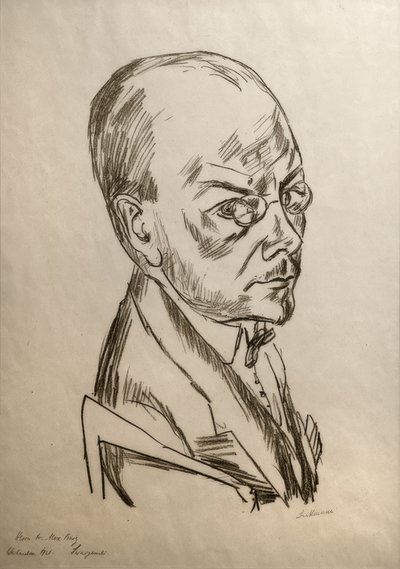 Portræt af Georg Swarzenski af Max Beckmann