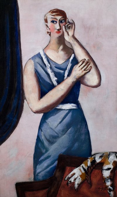 Portræt af Valentine Tessier af Max Beckmann