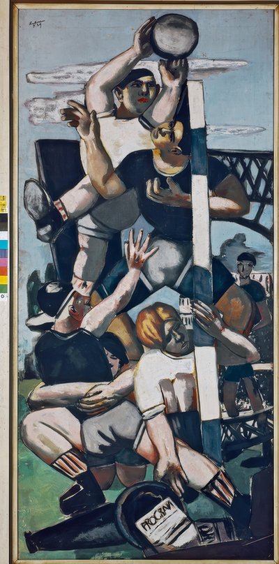 Rugby spiller af Max Beckmann