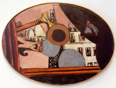 Drøm om Paris Colette, Eiffelturm af Max Beckmann
