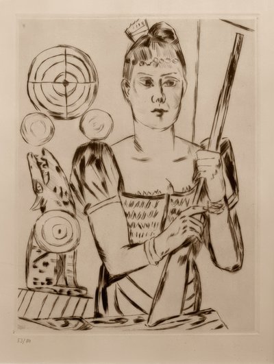 Skydebane af Max Beckmann