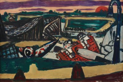 Schiphol af Max Beckmann