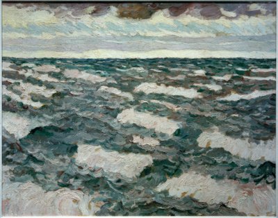 Sø om aftenen af Max Beckmann