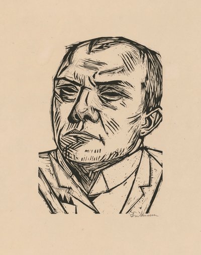 Selvportræt af Max Beckmann