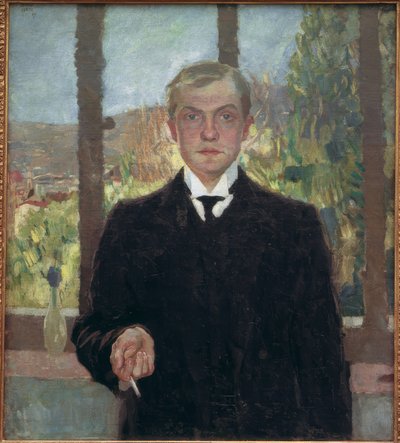 Selvportræt Firenze af Max Beckmann