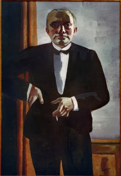 Selvportræt i smoking af Max Beckmann
