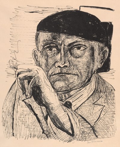 Selvportræt (Selvbillede) af Max Beckmann