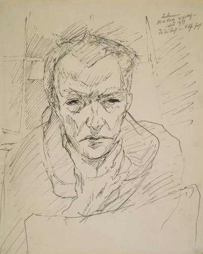 Selvportræt af Max Beckmann