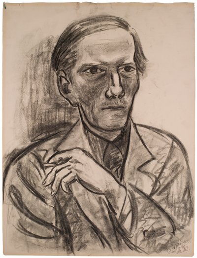 Skitse til „Portræt af Fred Conway“ af Max Beckmann