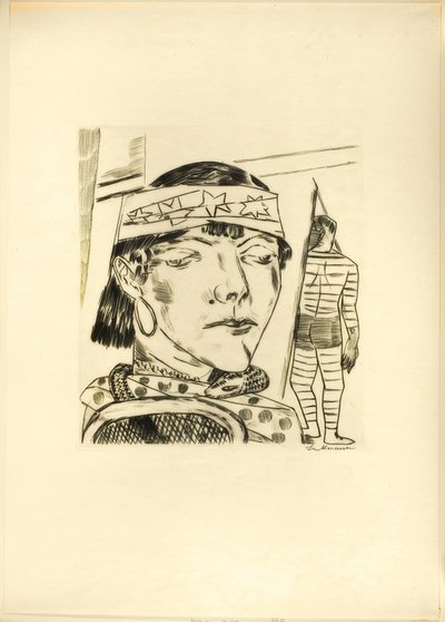 Snake Lade, tallerken ti fra messen af Max Beckmann