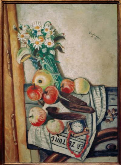 Stilleben med tusindfryd af Max Beckmann