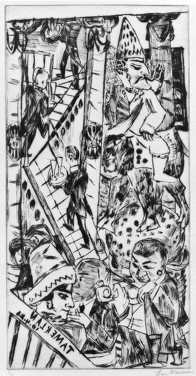 Tamerlane af Max Beckmann