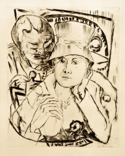 Teater lodge af Max Beckmann