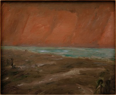 Dyster aften ved havet af Max Beckmann