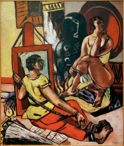 Temptation (Temptation of Saint Anthony) af Max Beckmann