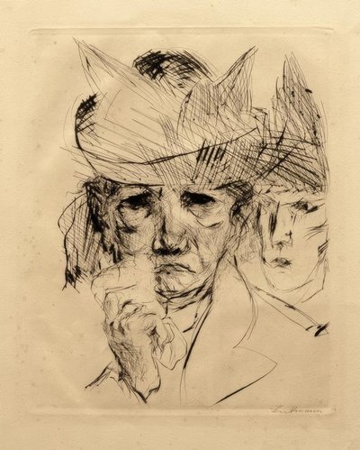 Grædende kvinde af Max Beckmann