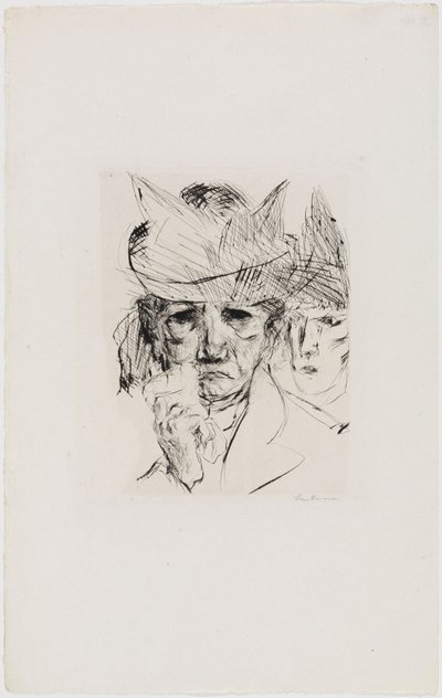 Grædende kvinde af Max Beckmann