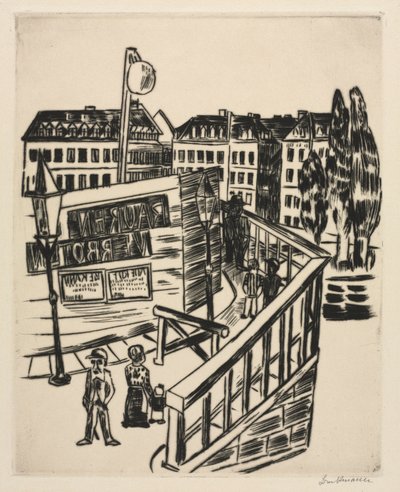 træbro af Max Beckmann