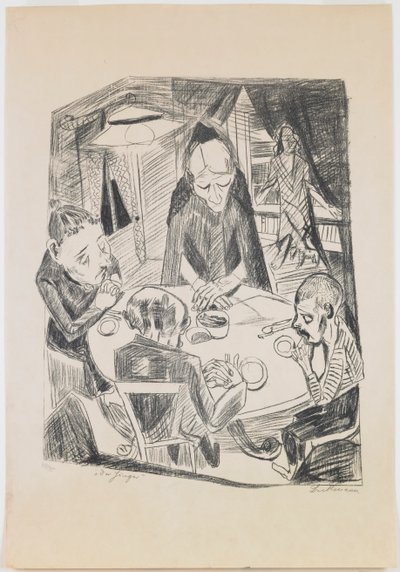 plade 5: Sult af Max Beckmann