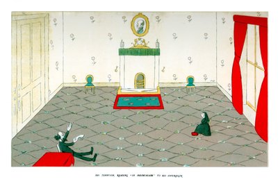 Mr. Tennyson, Reading In Memoriam to his Sovereign, 1904. af Henry Maximilian Beerbohm