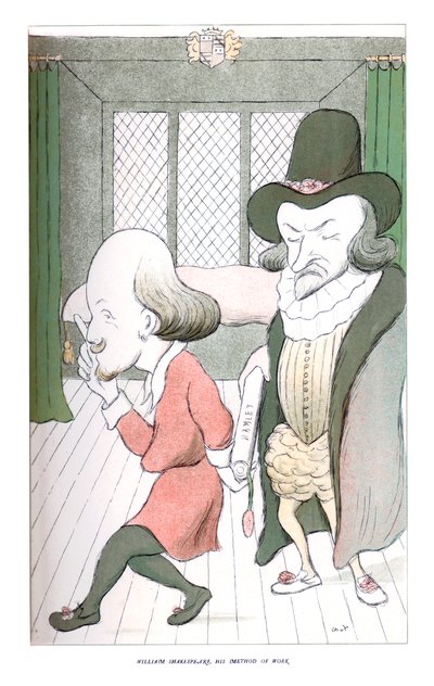 William Shakespeare, hans arbejdsmetode, 1904. af Henry Maximilian Beerbohm