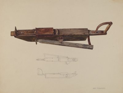 Kornplanter, ca. 1938. af Max Fernekes