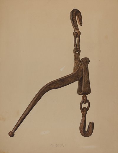 Log Load Tightener, 1939. af Max Fernekes