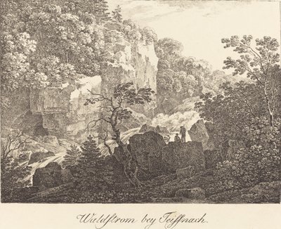 Waldstrom bey Teissnach af Max Joseph Wagenbauer