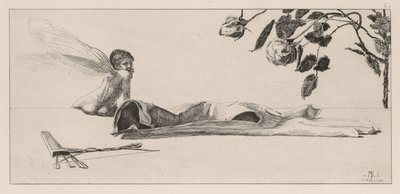En handske: Amor af Max Klinger