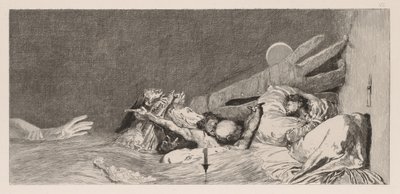 A Glove: Anxieties, 1880. af Max Klinger