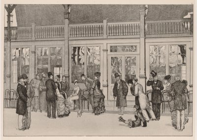A Glove: The Locale, 1880. af Max Klinger
