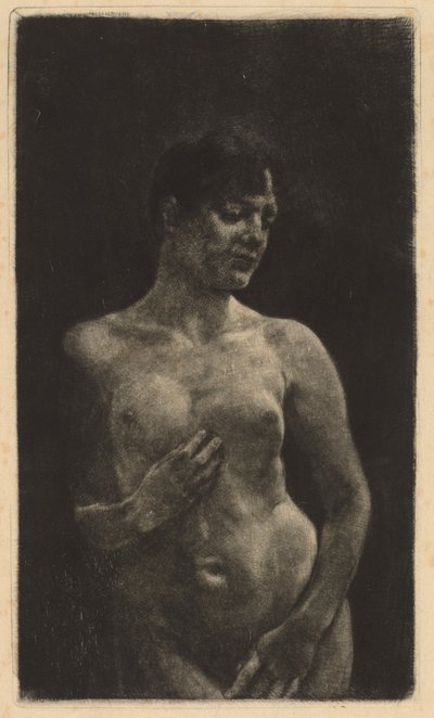 En stående nøgen af Max Klinger
