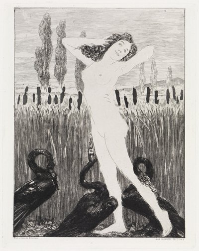 Ved søen (Telt, Opus XIV, 1. del, nr. 3) af Max Klinger