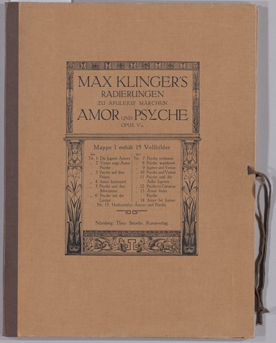 Amor og psyke [Opus Va] af Max Klinger