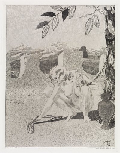 På tårnet (Telt, Opus XIV, 2. del, nr. 30) af Max Klinger