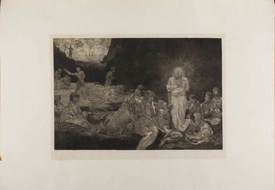 Christ and the Women Sinners, tallerken tretten fra A Life af Max Klinger
