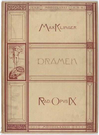 Dramaer: VI motiver i X ark. Raderinger Opus IX af Max Klinger