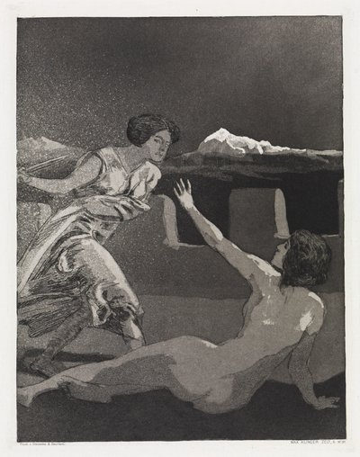 Trussel (Telt, Opus XIV, 2. del, nr. 31) af Max Klinger